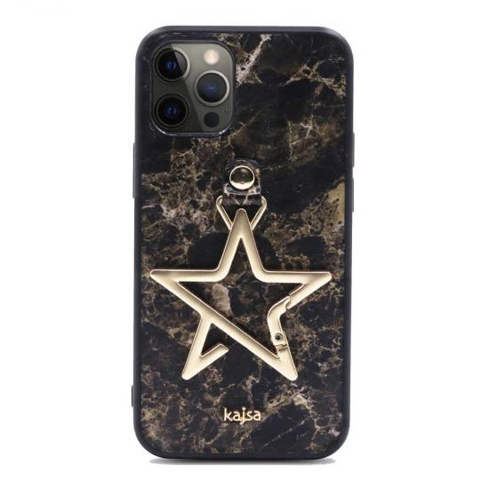 iPhone Uyumlu 12 Pro Kılıf Kajsa Starry Serisi Marble Kapak