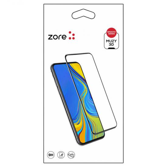 iPhone Uyumlu 11 Pro Max Zore 3D Muzy Temperli Cam Ekran Koruyucu