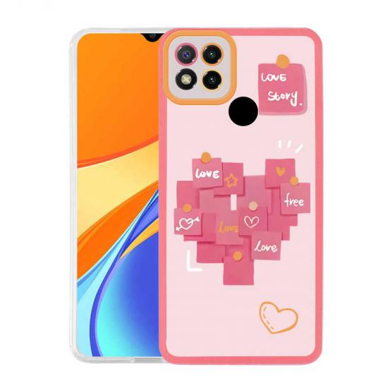 Xiaomi Uyumlu  Redmi 9C Kılıf Zore M-Fit Desenli Kapak