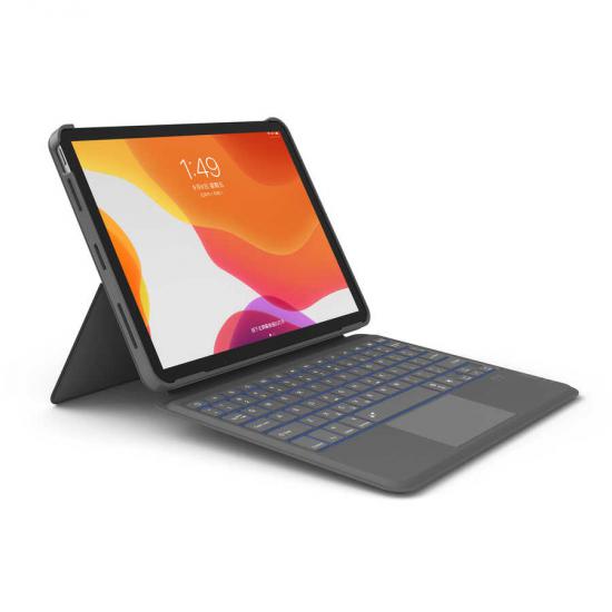 iPad Uyumlu 10.2 2021 (9.Nesil) Wiwu Combo Led Işıklı Magnetik Standlı Klavyeli Kılıf