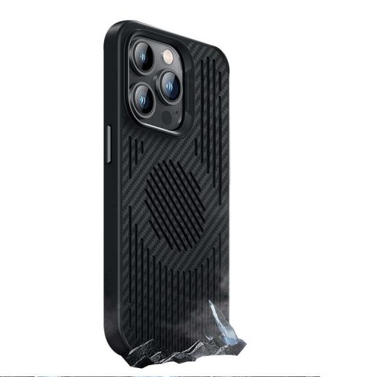 iPhone Uyumlu 14 Pro Kılıf Benks Magnetic Cooling Kevlar Soğutucu Özellikli Telefon Kılıfı