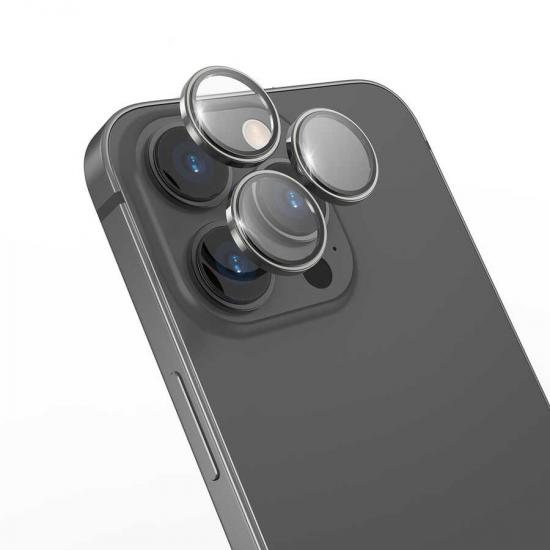 iPhone Uyumlu 14 Pro ​​​Wiwu Lens Koruyucu Metal Kamera Lens Koruyucu