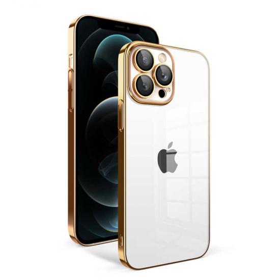 iPhone Uyumlu 12 Pro Max Kılıf Kamera Korumalı Renkli Çerçeveli Zore Garaj Kapak