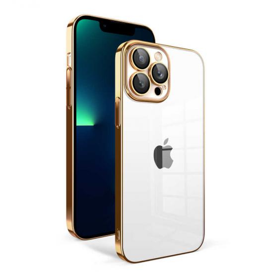 iPhone Uyumlu 13 Pro Max Kılıf Kamera Korumalı Renkli Çerçeveli Zore Garaj Kapak