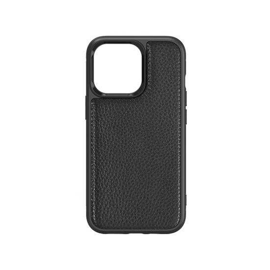 iPhone Uyumlu 13 Mini Kılıf Wiwu Genuine Leather Plastic Calfskin Orjinal Deri Kapak