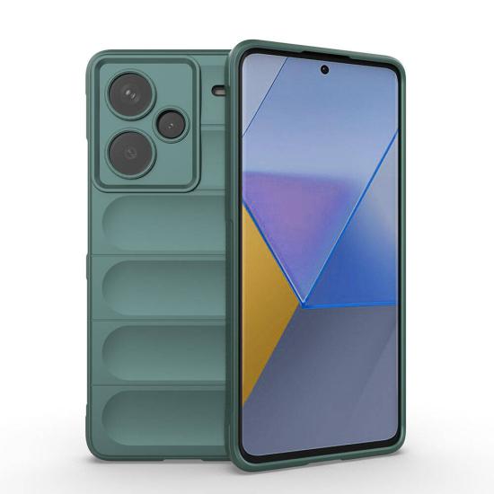 Xiaomi Uyumlu  Redmi Note 13 Pro Plus 5G Kılıf Esnek TPU Oyuklu Arka Yüzey Tasarımlı Zore Etnik Silikon Kapak