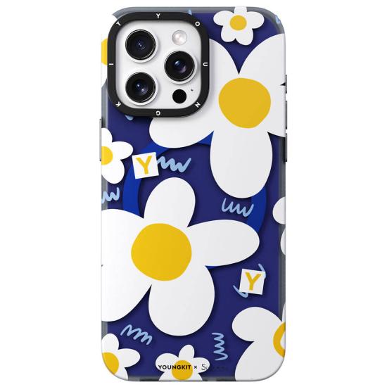 iPhone Uyumlu 14 Pro Kılıf Magsafe Şarj Özellikli Sunshine Tasarımlı Youngkit Spring Breeze Serisi Kapak