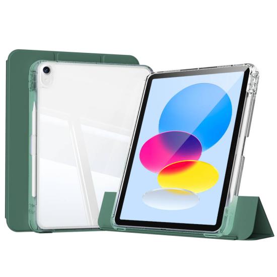 ​  iPad Uyumlu 10.9 2022 (10.Nesil) Kılıf Magnetik Ayrılabilen Airbagli Zore Sliding Tablet Kılıfı