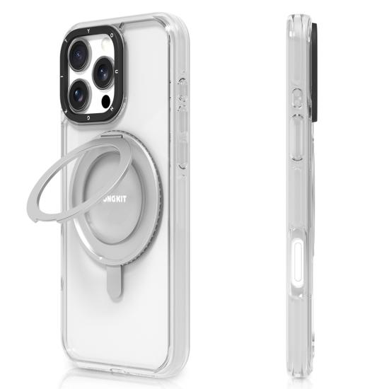 iPhone Uyumlu 16 Pro Max Kılıf Magsafe Şarj Özellikli Parmak Ring Standlı Youngkit Pivot Serisi Kapak