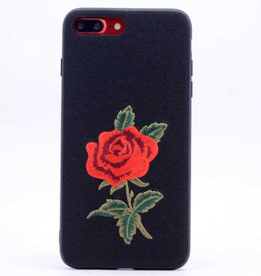 iPhone Uyumlu 7 Plus Kılıf Zore Rose Kapak