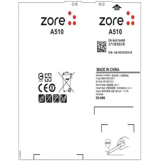 Galaxy Uyumlu A5 2016 Zore A Kalite Uyumlu Batarya